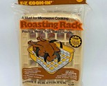 Vintage Microwave Roasting Rack EZ Cook In 6-Ct SEALED Disposable Paper ... - $14.49