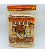 Vintage Microwave Roasting Rack EZ Cook In 6-Ct SEALED Disposable Paper ... - £11.56 GBP