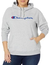 MSRP $55 Champion Womens Plus Powerblend Hoodie Gray Size 1X NWOT - £18.50 GBP