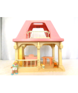 Little Tikes Pink Roof Grandma&#39;s House Cottage Dollhouse + Girl + Dog + ... - $49.50