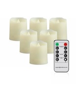 6 Pcs Valentines Day Flameless LED Tea Light Candles with Remote - £23.48 GBP
