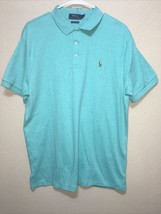 Polo Ralph Lauren Men’s Polo Shirt Custom Slim Fit GREEN SZ XL $98.50 - £71.64 GBP