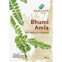 Parijata Herbs Bhumi Amla/Nelanelli Powder 100gm - $295.08 MXN
