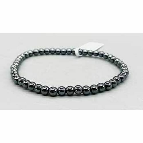 4mm Hematite bracelet - $3.83