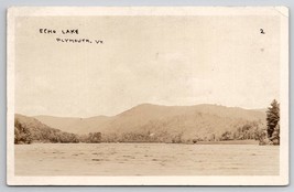 Echo Lake Plymouth VT Vermont RPPC Postcard Y30 - £11.75 GBP