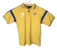 Bugle Boy Bright Yellow Polo Shirt Size XL Casual - $8.56