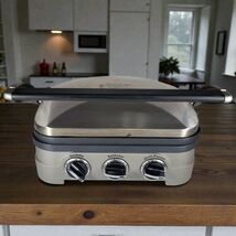Griddler by Cuisinart GR-4N(TK) Panini Stainless Steel Electric Open Gri... - $37.99