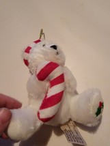 Vintage Hug Fun Small Plushie Plush Stuffed Toy Christmas Holiday Polar Bear  - £15.21 GBP