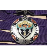 Sterling Royal Order Jester Medal Orig. Linen Original Leather Pouch Nev... - $115.76 CAD