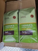 Tieman&#39;s Fusion Coffee, Low Acid Dark Roast, Ground, 10-Ounce bag Roast  - £22.48 GBP