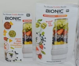 Bionic Blade 26 Oz. Single Speed Rechargeable Portable 6 Blade Blender image 8