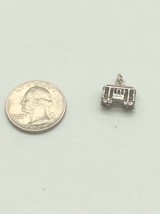 Vintage Sterling Silver 3D Trolley Cable Car Charm Pendant  Jewlery - £19.60 GBP