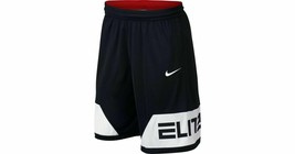 Nike- Men&#39;s Elite Block Shorts- Loose Fit- Black/White-NWT - $29.95