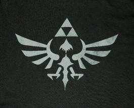 Nintendo Zelda Princess Triforce Logo Black T-Shirt Size 2X NEW UNWORN - $20.31