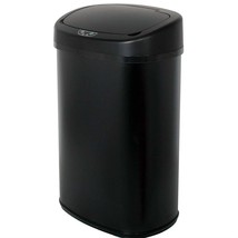 Black 13-Gallon Kitchen Trash Can with Touch Free Motion Sensor Lid - £115.06 GBP