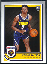 2022-23 NBA Hoops #275 Peyton Watson Denver Nuggets Rookie Card - £0.98 GBP