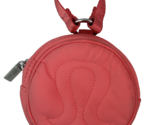 Lululemon Logo Coin Pouch Belt Bag Accessory Add On Peach Pink  - EXCELL... - $19.75