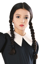 Wednesday Addams Family Child Costume Wig - £20.43 GBP