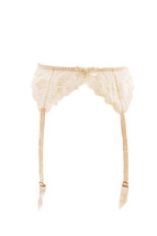 L&#39;agent By Agent Provocateur Womens Suspenders Lace Elastic Ivory Size S - £33.97 GBP