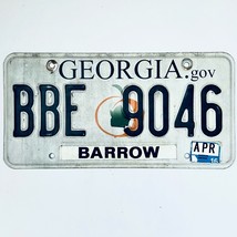 2016 United States Georgia Barrow County Passenger License Plate BBE 9046 - $225.96 MXN