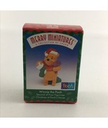 Hallmark Merry Miniatures Christmas At Pooh&#39;s House Winnie The Pooh Vint... - £15.53 GBP