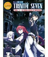Trinity Seven Vol.1-12 End + 1 OVA + 2 Movie ENGLISH DUB Region All DVD ... - $30.28