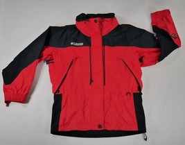 Columbia Titatium Omnitech Jacket Red Black Winter Ski Coat Womens Medium - $50.99