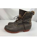 Vintage LL BEAN Boots Maine Hunting Shoe Duck Boots Leather USA Mens 6.5 - £39.84 GBP