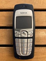 Nokia 6010 - Silver Vintage Cell Phone Untested No Battery Collectible Geek - £4.60 GBP