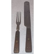 Antique Moulson Brothers Flat Ware Table Ware Fork and Butter Knife - £7.86 GBP