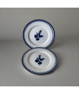 Williams Sonoma Flow Blue Pattern Dessert Salad Plates 7 5/8&quot; Flowers Se... - £19.00 GBP