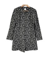 CAbi Lacy Coat Long Line Womens Medium Floral Feminine Whimsigoth Coquet... - £28.24 GBP