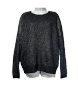 the kooples sport lambskin zip shoulder  pullover womens sweater Size XL - $29.69