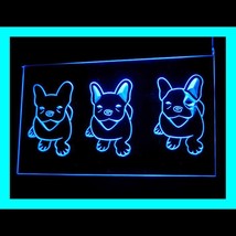 210158B French Bulldog Puppie smiling Puppy Black Brindle Display LED Light Sign - £17.57 GBP