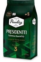 Paulig Presidentti Dark Roast Coffee Beans 450g, 8-Pack - £101.53 GBP