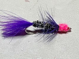 *****  Salmon/Steelhead, Egg Sucking Leeches, Sold Per 6,  Size 4,  NEW ... - £6.99 GBP