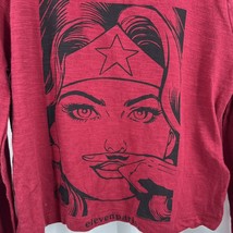 Eleven Paris Wonder Woman Red Long Sleeve Tee Size 2 New - $19.56