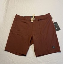 Linksoul Shorts Boardwalker Board shorts Golf Swim Redwood LS6113 Men Si... - $30.96