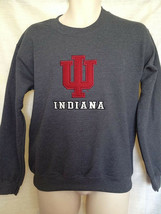 University Of Indiana Hoosiers Sweatshirt Dark Gray Asst Sizes Brand Nwt 103 - £18.08 GBP