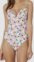 Kate Spade Women&#39;s White Stretchy Floral One-Piece Swimsuit Swimwear Size Lar... - £40.17 GBP