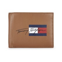 Portefeuille global en cuir Tommy Hilfiger Spirit pour hommes 100 % véritable... - £67.49 GBP