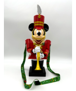 Disney Parks Mickey Mouse Toy Soldier Popcorn Bucket 2023 Holiday Nutcra... - $79.52 CAD