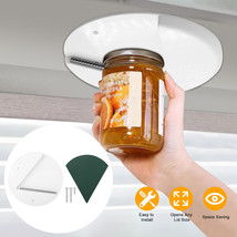 Jar Opener Under Cabinet Counter Anti-Slip Kitchen Can Bottle Cap Lid Op... - £18.27 GBP
