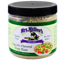 Mrs. Miller&#39;s Gluten Free Vegetable Flavored Soup Base, 10 oz. Jars - $25.69+