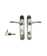 Pella Active Handle Left Hand Keyed Set Hinged Door w/ Key Lock - Satin ... - $9,836.68 MXN