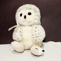Snowy Owl White Plush Stuffed Animal Bird  7&quot; Russ Shining Stars 2006 - $15.83