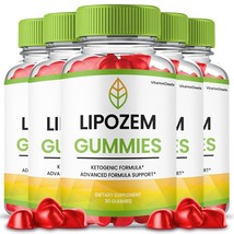 Lipozem Gummies, Maximum Strength, Lipozem Gummies for Men and Women  (5 Pack) - £47.16 GBP