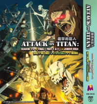 Anime DVD Attack On Titan Season 1-4 Vol.1-87 End + Junior High + 9 Sp + 2 Movie - £52.32 GBP