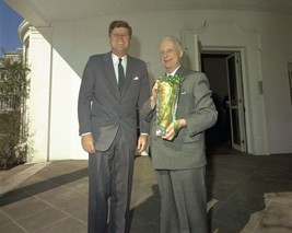 President John F. Kennedy with Ireland Ambassador Thomas Kiernan Photo P... - $8.81+