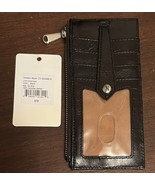 Hobo Linn Leather Card Case Black NWT MSRP $78 - $655.87 MXN